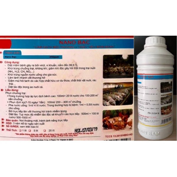 Nano Bạc cho Chăn Nuôi